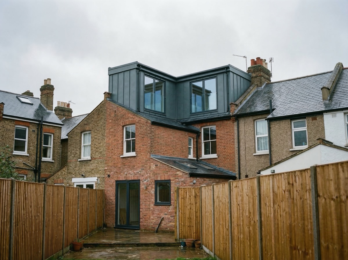 Completed house extension in Ingatestone area