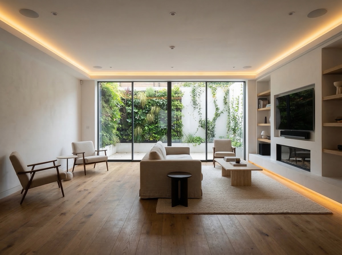 Completed house extension in Hutton area
