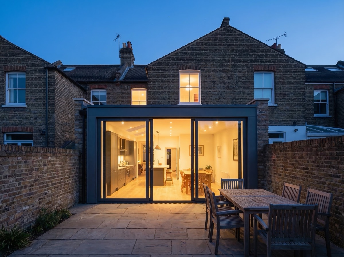 House extension project near Hackbridge