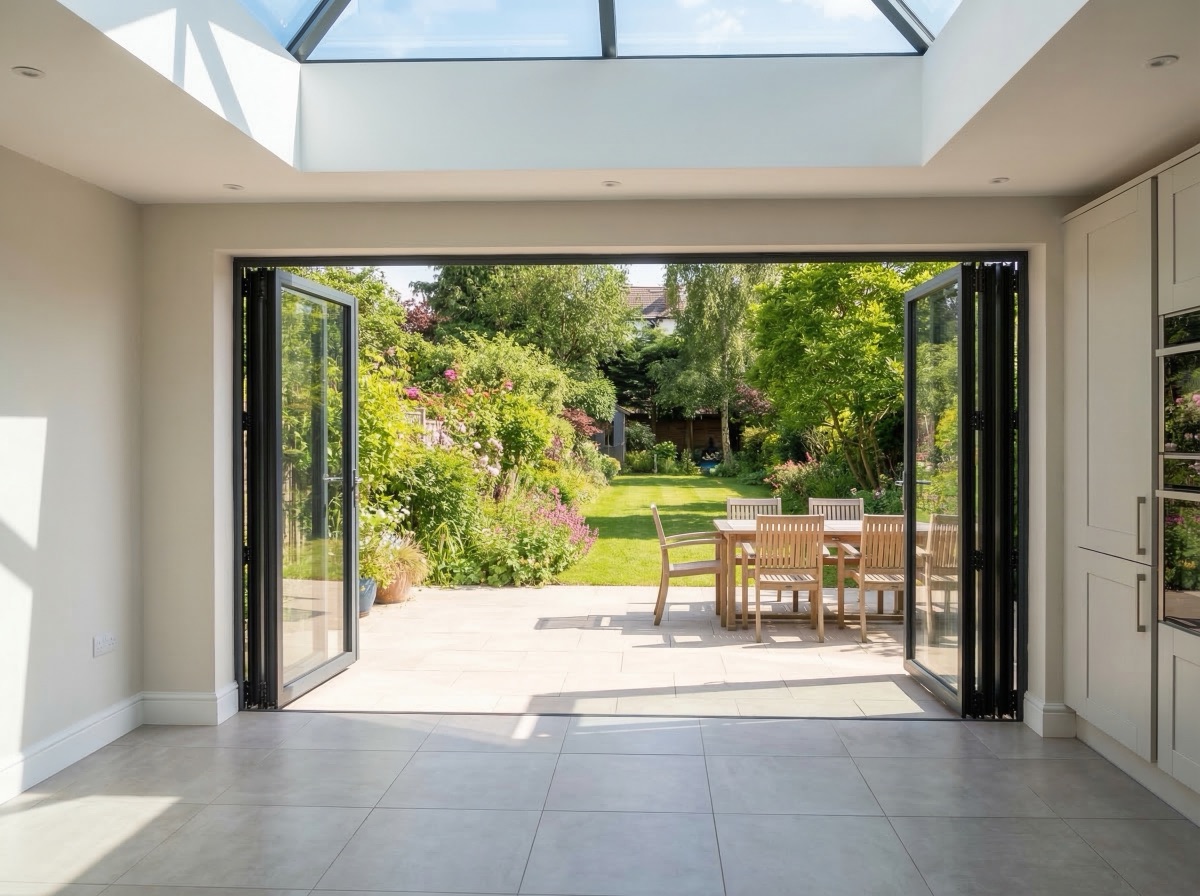 Completed house extension in Enfield area