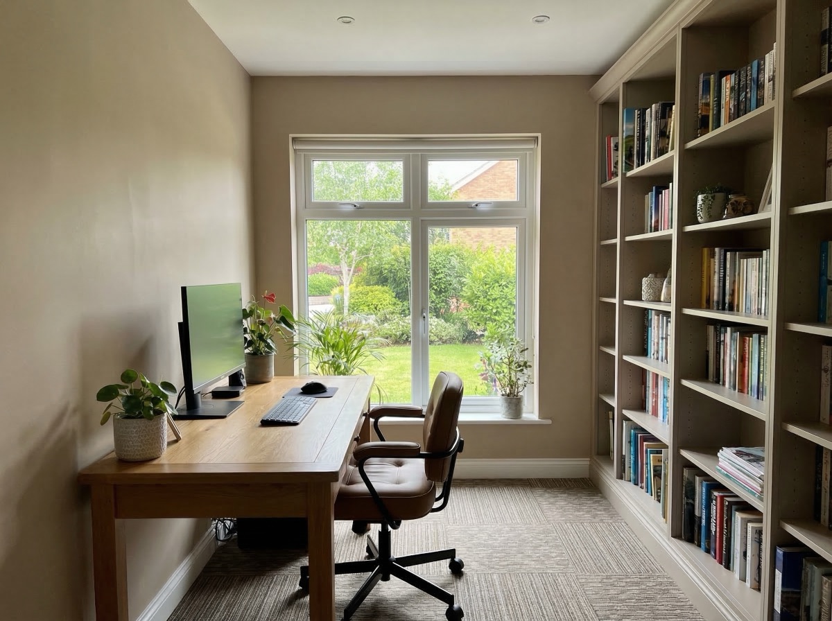 Completed house extension in Sutton area